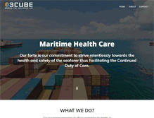 Tablet Screenshot of 3cubeservices.com